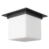Mineral 11-in Brass Flush Mount