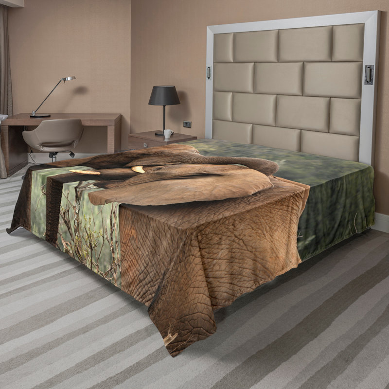 Drap-housse Ambesonne, Drap plat pour très grand lit californien