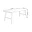 Bureau rectangulaire en bois massif Burlywood-210726698