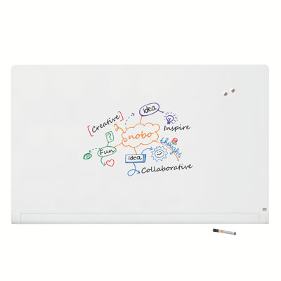 Wall Mounted Magnetic Glass Board