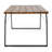 Alvares Rectangular Metal Outdoor Dining Table , 70.75'' in. W 35.5'' in. D