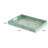 Berty Rectangular Decorative Tray, Mosaic Pattern Green-White Capiz 15 Inch-124561649-124561650