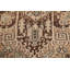 Tapis décoratif en laine beige 8 pi 7 po x 11 pi 7 po caelinn noué à la main 1950s