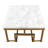48'' Marble Top Console Table