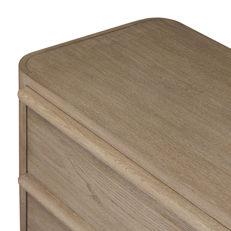 Primrose 6 Drawer Dresser-Natural Flat Oak Veneer