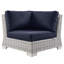 Chaise de coin d'extérieur Modway Conway-713648508