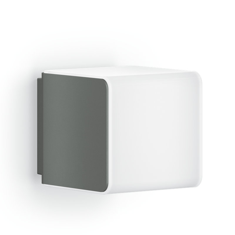 Smart LED Outdoor Wall Light L 830 SC Motion Sensor Softlight Start Adjustable via App, Anthracite