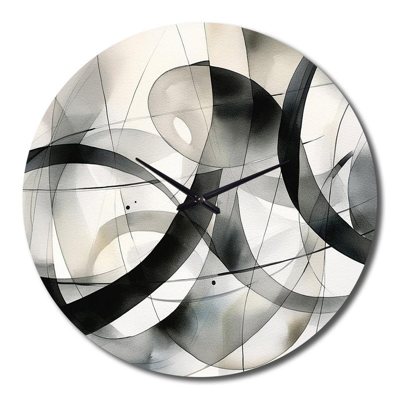 Metal Wall Clock, Extra Large
