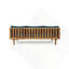 Lit de jour d'extérieur 3 places en bois d'acacia avec table basse-995139114-995139117