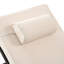 Chaise longue inclinable longue avec coussins-93808831