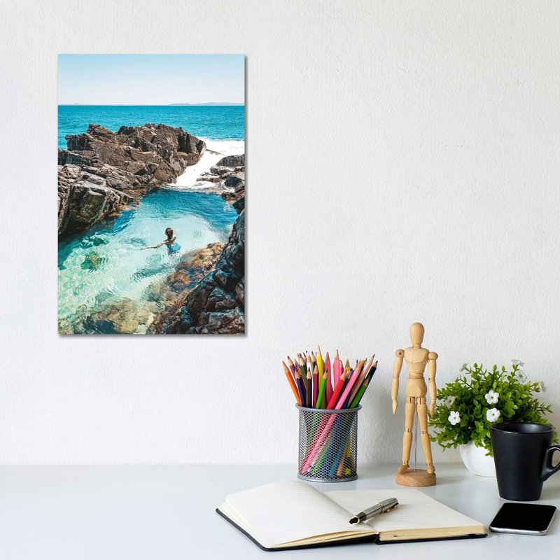 Fairy Pools Swimmer (Tall) by James Vodicka - Wrapped Canvas Gallery-Wrapped Canvas Giclée, 20.32 cm H x 30.48 cm W