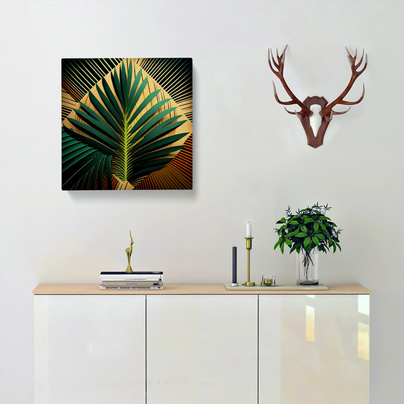 Modern Wall Art - Wrapped Canvas, 35cm H x 35cm W x 3cm D