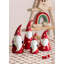 Élégant objet décoratif, céramique rouge et blanche, 3,1 x 3,1 x 4,3 pouces | 100% céramique de haute qualité | Parfait pour la décoration intérieure, l'esthétique moderne et les cadeaux uniques | Idéal pour le salon, le bureau ou la chambre à coucher