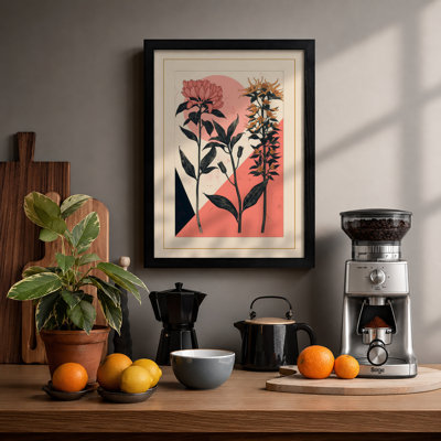 Garden Study Botanical - Framed Print