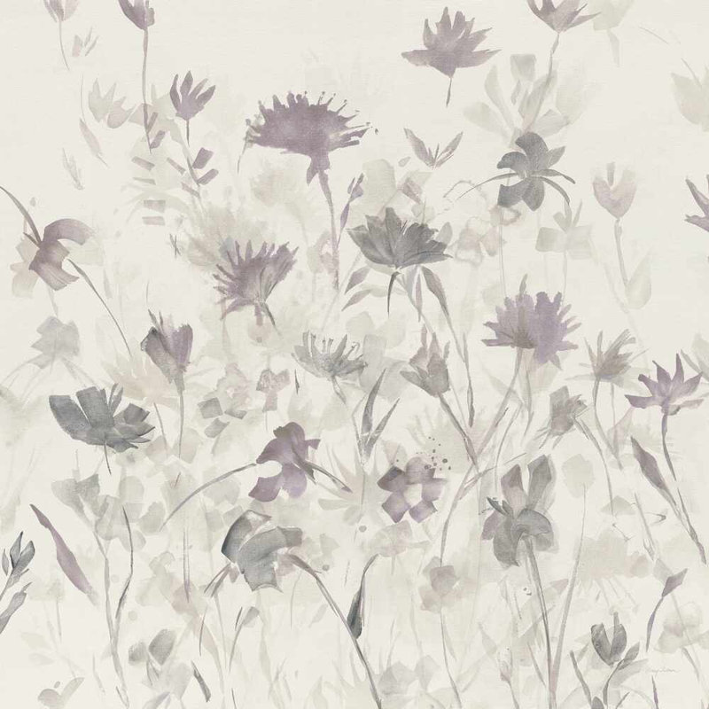 Garden Shadows III - mauve / gris, H 20 po x l 20 po