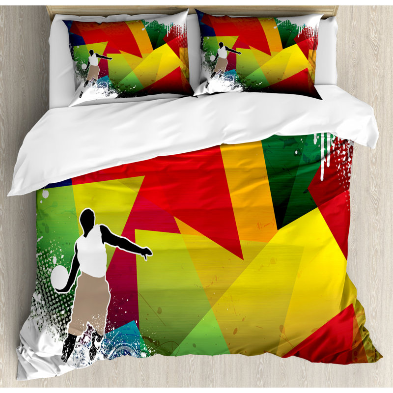 Modern & Contemporary Polyester Duvet Cover, King Duvet cover + 2 shams