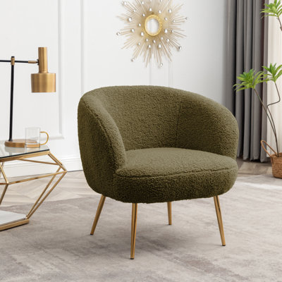 Fauteuil demi-tonneau Socorro Teddy