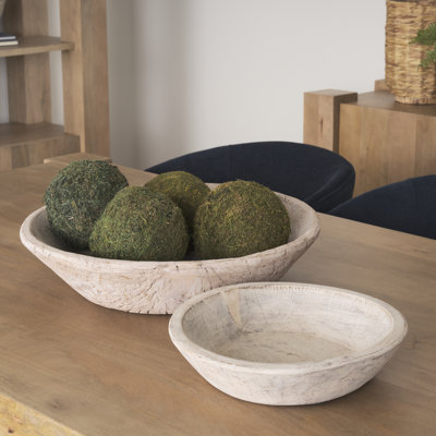 Handmade Wood Decorative Bowl 2