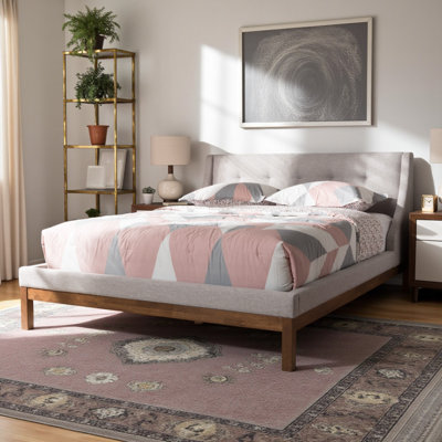Aveza Tufted Platform Bed by Mercury Row
