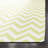Dhurries Hand Woven Flat Weave Wool/Cotton Chevron Rug in Green/Ivory
