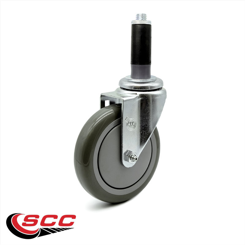 Polyurethane Caster, Gray