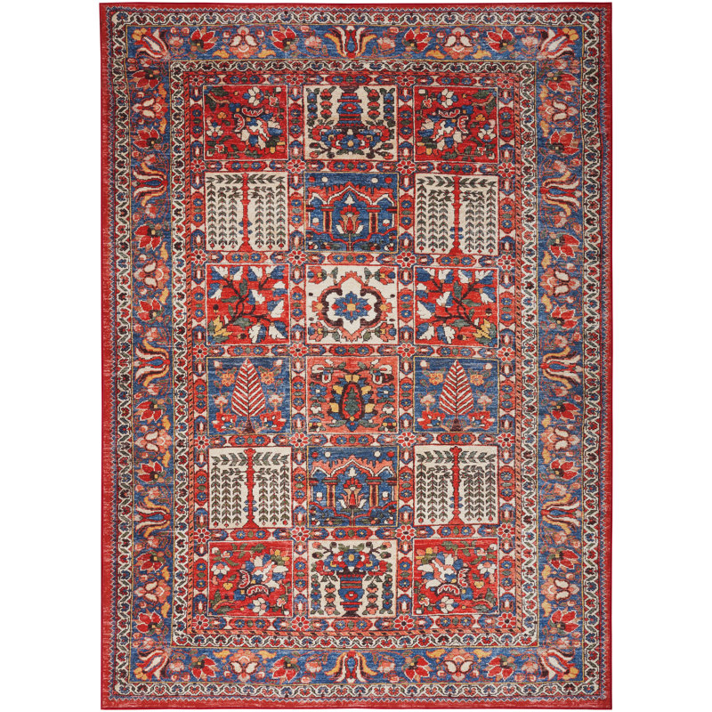 Oriental Indoor Rug, Rectangle 7'10" x 9'10"