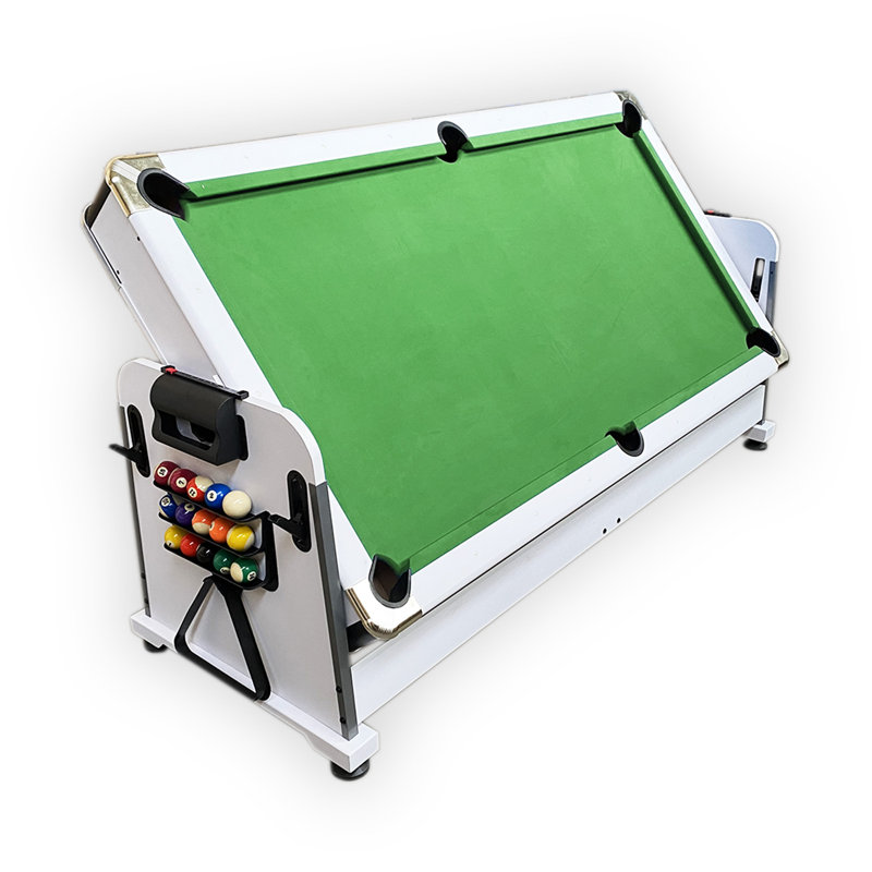 7 ft Green Multi-Game Table with Air Hockey and Table Tennis