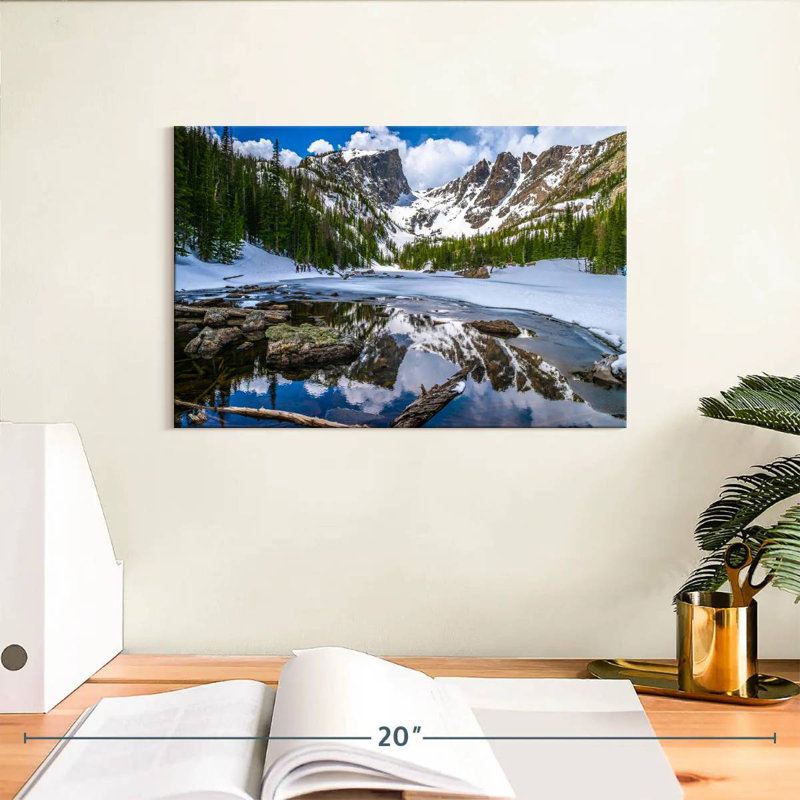 Alvord Dream Lake dans les montagnes Rocheuses, H 8 po x l 12 po