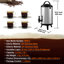 Distributeur de boissons chaudes et froides isolées 2 gallons en acier inoxydable VEVOR-1495821052