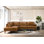 Canapé modulaire en cuir 2 pièces Patterson