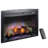 28 Inch Electric Fireplace Insert, Multicolored Flames