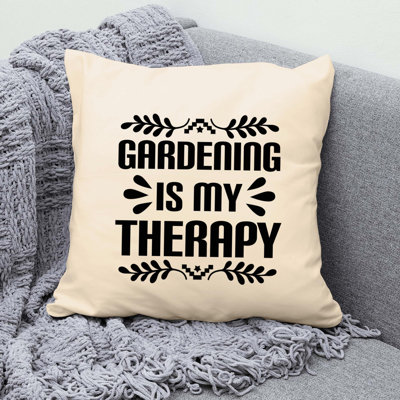 Garden Lover Funny Quote 601 - Throw Pillow Insert Included