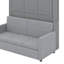 Lit escamotable double avec coussin-352963427