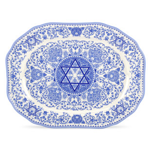 Spode Judaica Oval Platter 14"