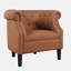 Fauteuil demi-tonneau rembourré contemporain Lily-1864048278
