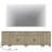 Scarlett Tv Stand For Tv, 4-In-1 Tv Console Table For 85 Inch Tv, Entertainment Center With Charging Station, Grey Wash-413468401