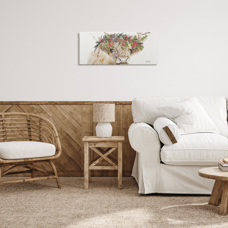 Bétail avec toile de baies saisonnières, design par Marla Rae, H 10 po x l 24 po