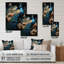 Tayliana - paon, art mural acrylique-101504664