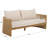 Gale Teak & Hyacinth Pat Sofa