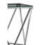 Redd Glass Top Frame End Table-86822311