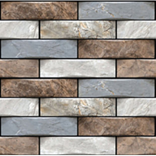 30.5cm W x 30.5cm L PVC Peel and Stick Field Tile (Set of 20)