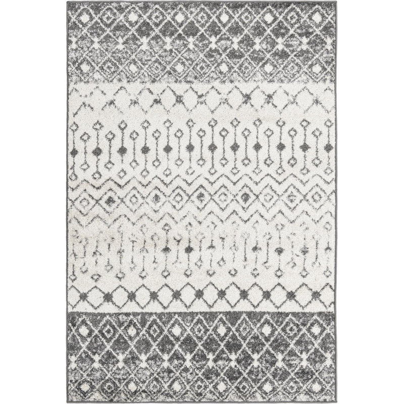 Abstract Indoor Rug, Rectangle 4' x 6'
