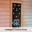 Sauna pentagonal canadien