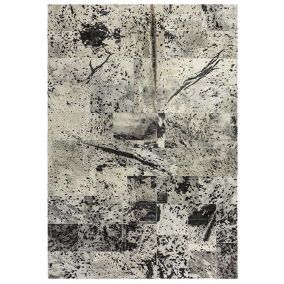 Cowhide Abstract Indoor Rug