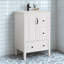 Meuble-lavabo 24 po avec comptoir en céramique à fermeture douce-114234872