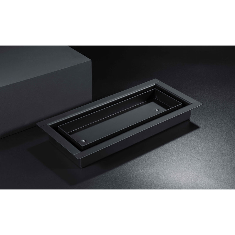 Couvercle de ventilation Linkaa 11 W, Noir mat, H 4 po x l 10 po x P 1,50 po