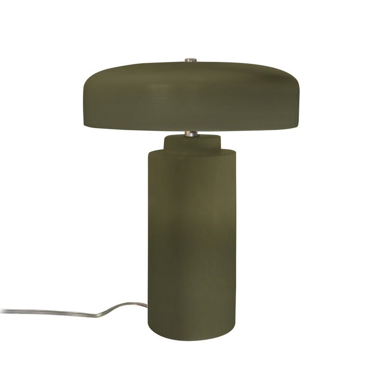 Hardacre Ceramic Table Lamp, Matte Green