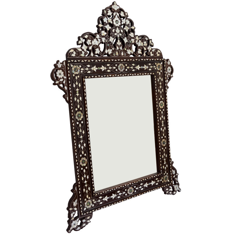 Syrian Solid Wood Arch Wall Mirror