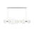 Atomo 1 Light Chandelier with Glass-105325676-105325678