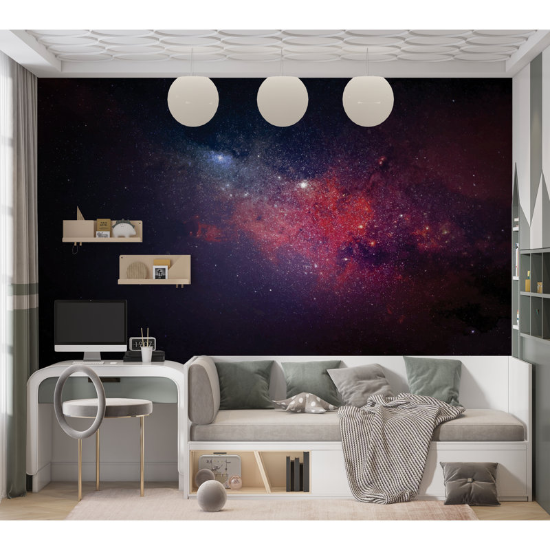 Papier peint de qualité supérieure - Espace des étoiles galaxies, L 96 po x l 120 po